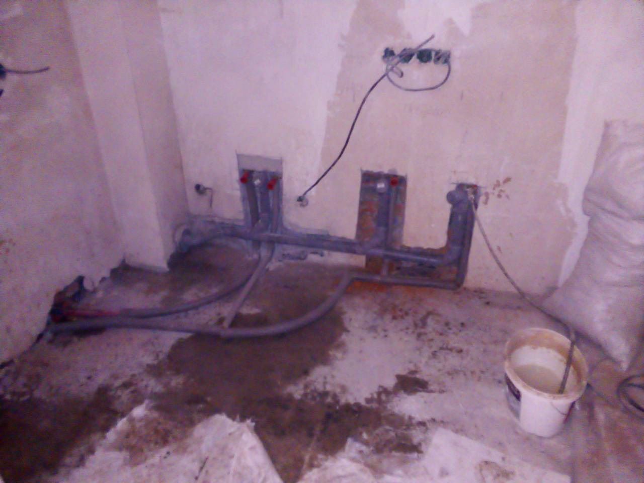 Разводка труб в коттедже