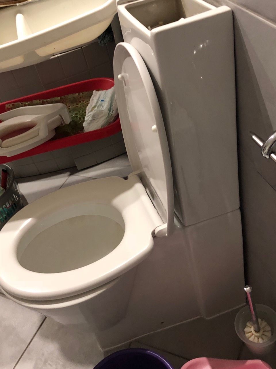 Установка унитаза